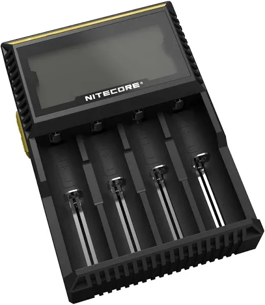 Nitecore Digicharger D4 for Li-ion, NiMH, Ni-CD - Battery Chargers