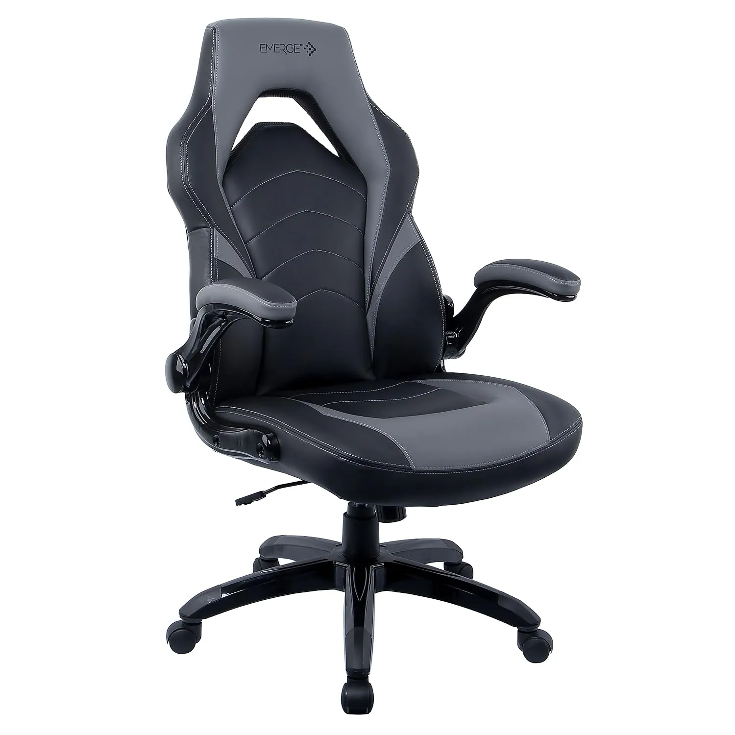 Staples Emerge Vortex Bonded Leather Gaming Chair Black and