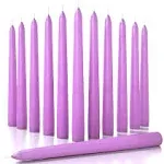 Sonedly 8 inch Taper Candle 12 Pack - Home Decor Dripless Candles Long Burning