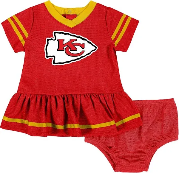 Gerber Girls' NFL Team Jersey Dress and Diaper Cover