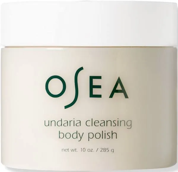 OSEA Undaria Cleansing Body Polish 10oz - Spa-Worthy AHA Body Exfoliator with Pu