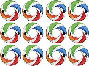 Intex Inflatable 47" Color Whirl Tube Swimming Pool Raft with Handles (12 Pack)