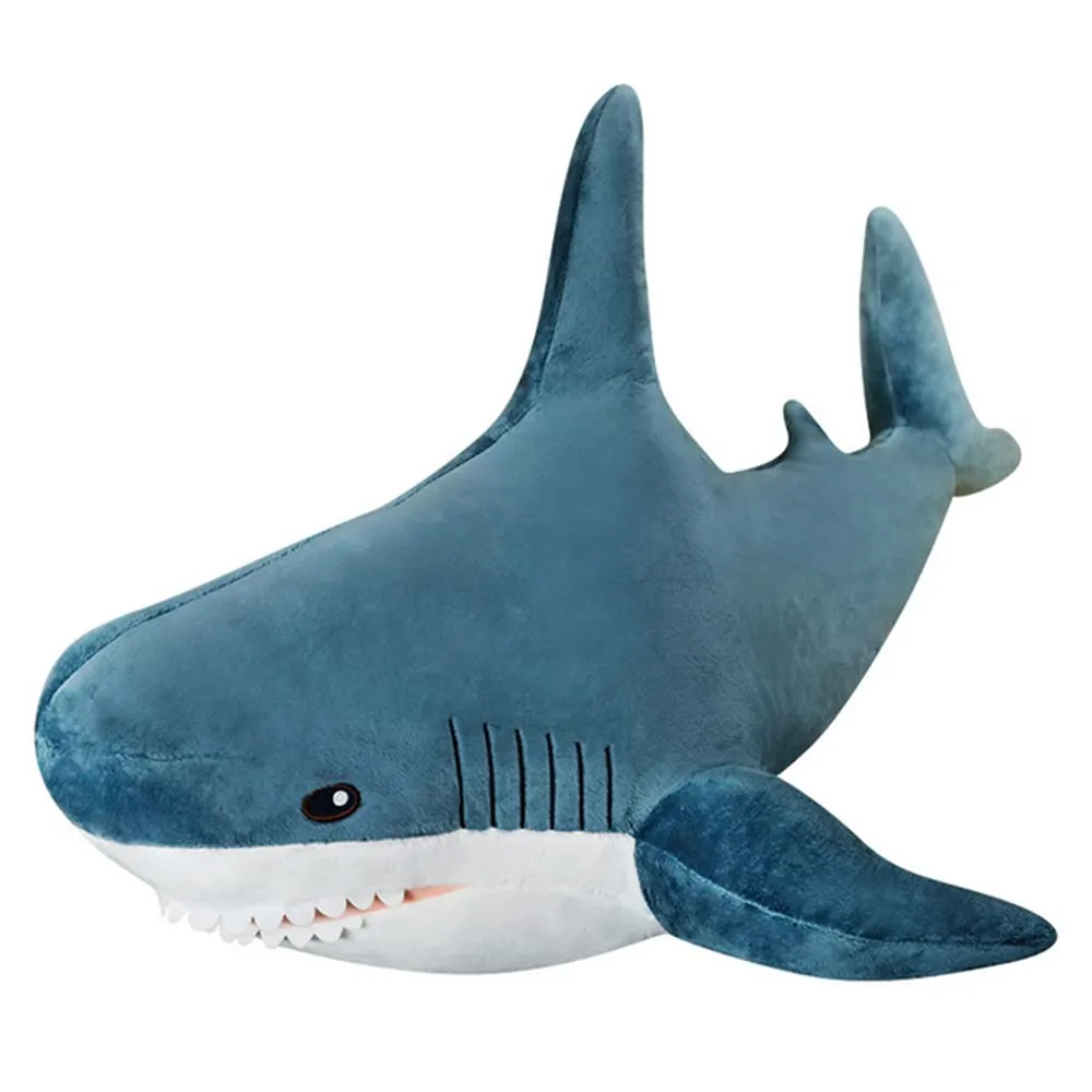 Plush Shark Toy Pillow, 31-Inch Giant Shark Plush Animal Toy Super Soft and Cute