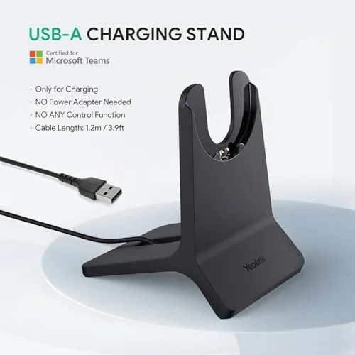 Yealink 1308128 BHC70 HEADSET CHARGING CRADLE-STAND FOR BH70/WH64 - PORTABLE