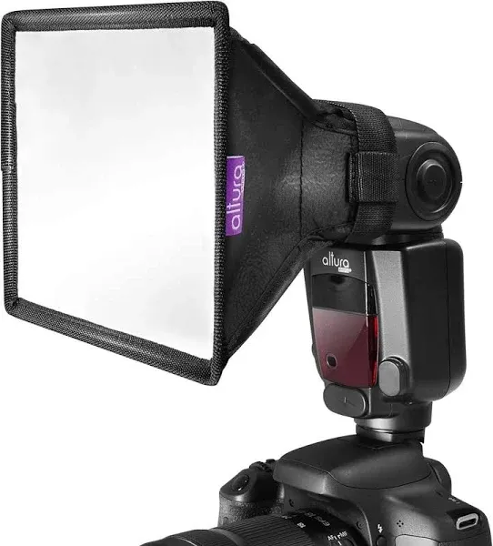 Altura On Camera Flash Softbox Diffuser for Hot Shoe Flash 6&#034; x 5&#034; AP-SSFD-UNV