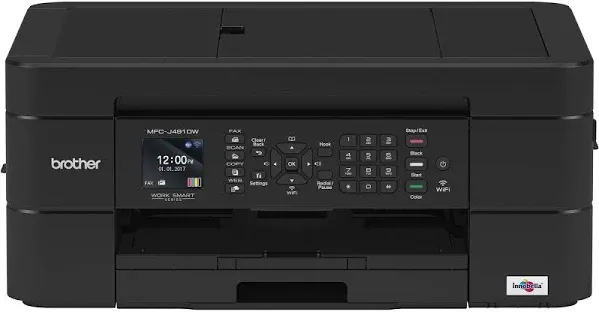 Brother MFC J491dw Inkjet Multifunction Color Printer