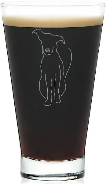 Libbey Modern Pets Arlo Hi Ball Glasses, 14 Ounce, Set of 4