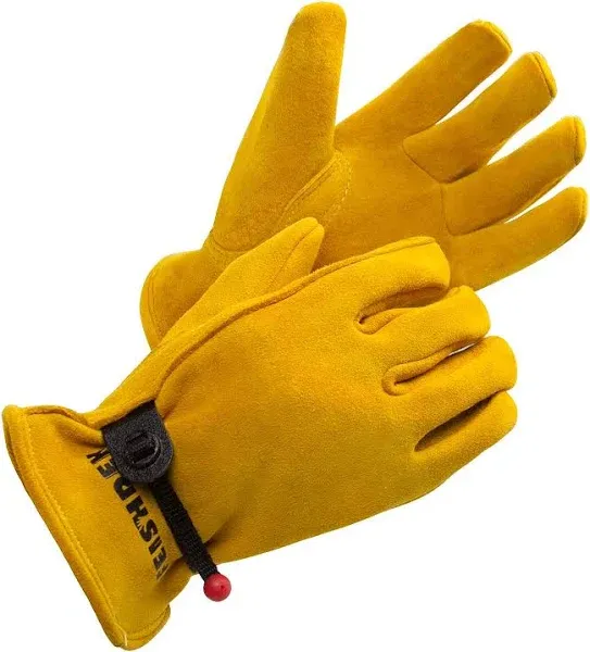 Work Gloves Age 2-14, Extra Soft Deerskin Suede, Durable, Flexible Youth Genu...