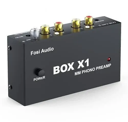 Fosi Audio Box X1 Phono Preamp For mm Turntable Mini Stereo Audio