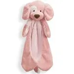 Baby Fluffey Huggybuddy Pink Plush Puppy Dog Lovey Satin Security Blanket GUND