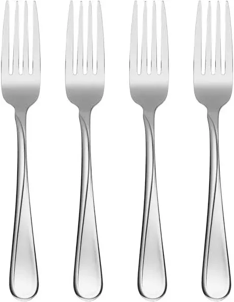 Oneida Flight Everyday Flatware Salad Forks, Set of 4