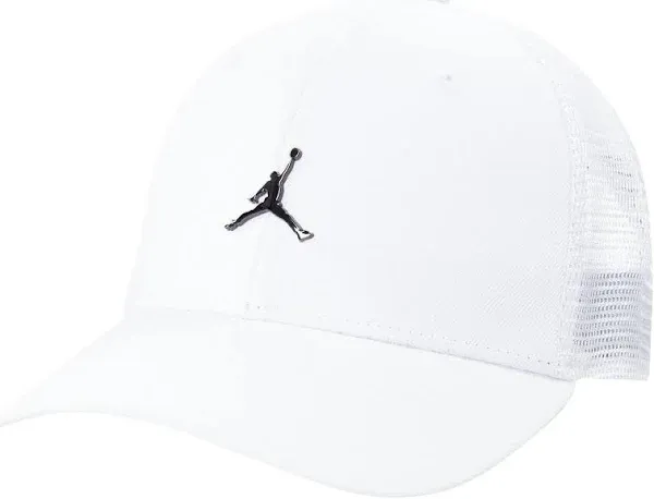 Jordan Jumpman Men's Pro Logo Snapback Adjustable Hat - Black/White - One Size