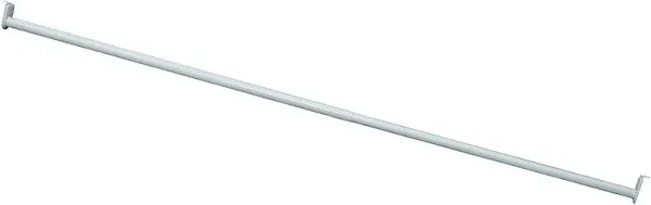 Design House 205849 White 72&#034; To 120&#034; Adjustable Closet Rod