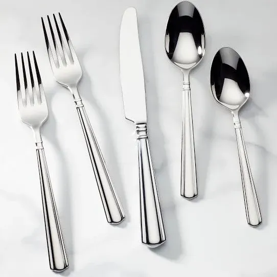 Lenox Amber Hill 65-Piece Flatware Set