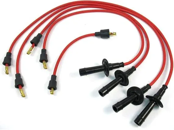 Pertronix 704401 Flame-Thrower Red Custom Fit 4 Cylinder Spark Plug Wire