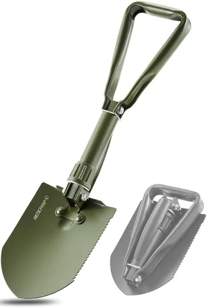 REDCAMP Military Small Folding Shovel