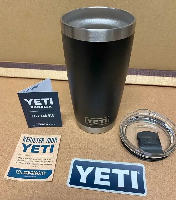 YETI Rambler 21070060016 Tumbler, 20 oz Capacity, MagSlider Lid, Stain