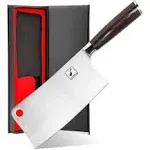 Imarku Cleaver Knife 7 inch Meat Cleaver - SUS440A Japan High Carbon Stainless Steel Butcher Knife with Ergonomic Handle, Ultra Sharp Knife, Kitchen