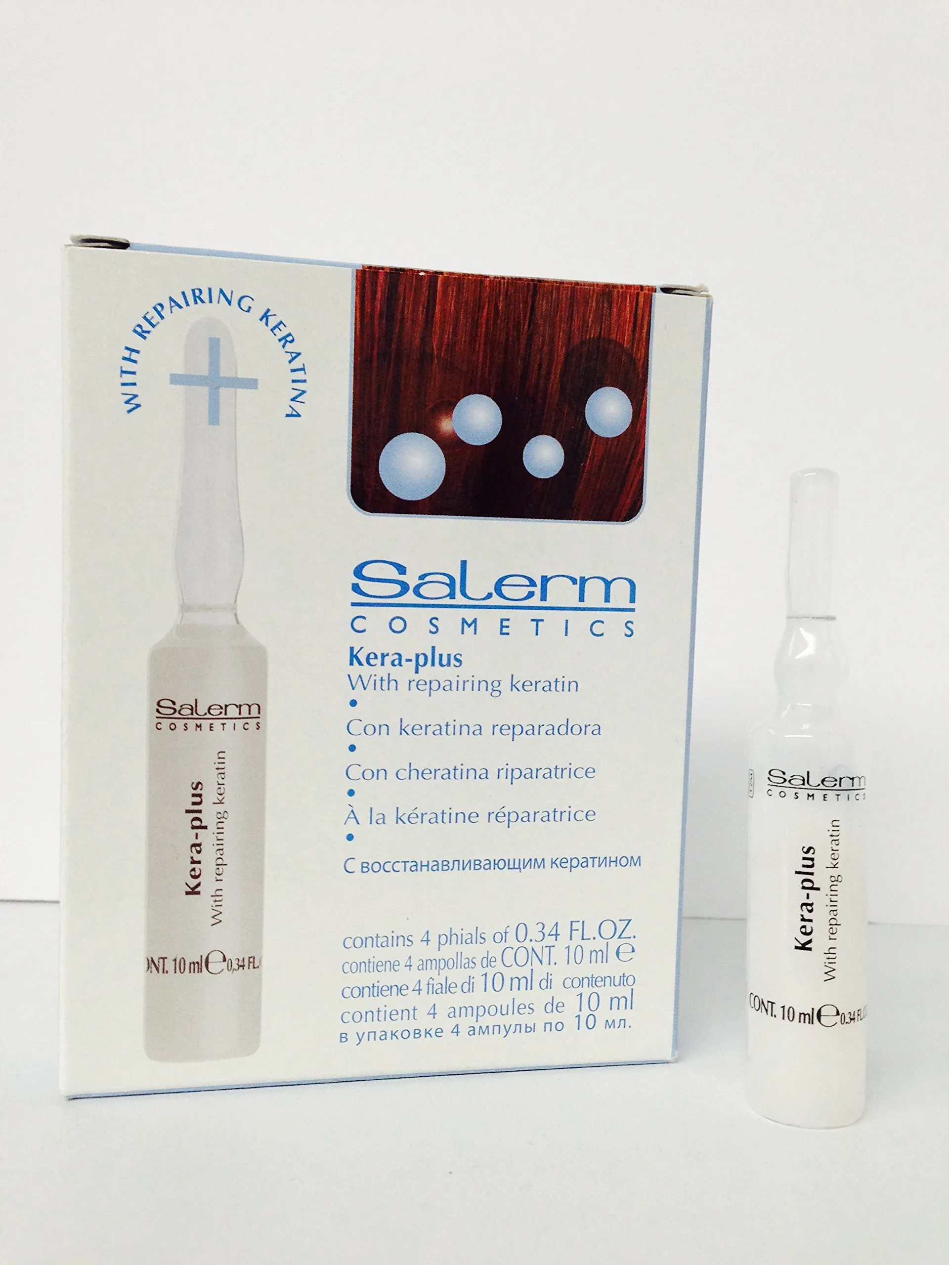 Salerm Kera-Plus with Repairing Keratin 0.44 Ounce