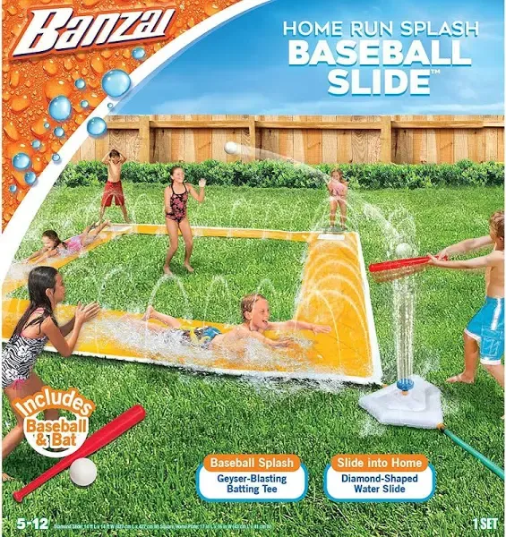 Banzai Home Run Splash Baseball Slide