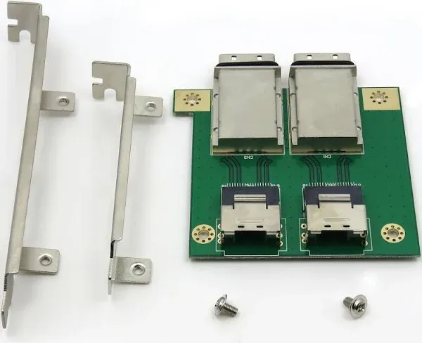 CableDeconn Dual Mini SAS Adapter