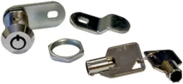 RV Designer L327, Ace Compartment Lock, 7/8 inch, 4 Per Pack, Compartment Hardware