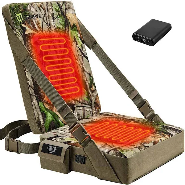 Heated Hunting Seat Cushion Heated Tree Stand Seat - Next Camo VISTA - TideWe