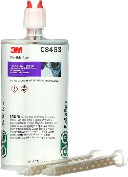 3M 08463 Automix™ Flexible Foam 8463 -200 mL Cartridge- BRAND NEW W/ 2 NOZZLES