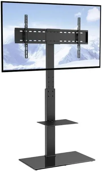 Swivel Universal TV Stand Mount TV Stand for 32&#034;-55&#034; TVs Adjustable Height Table