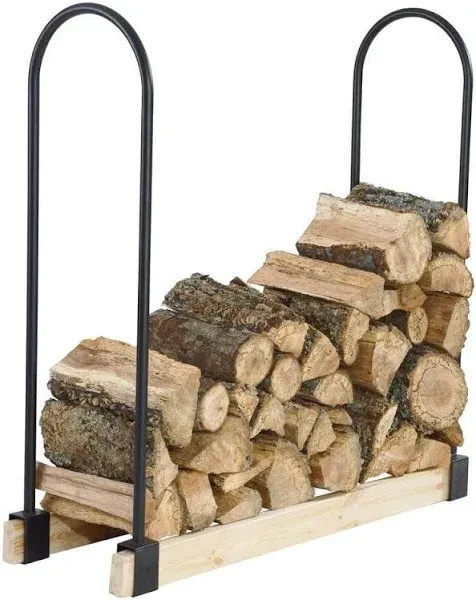 Pleasant Hearth Adjustable Log Rack