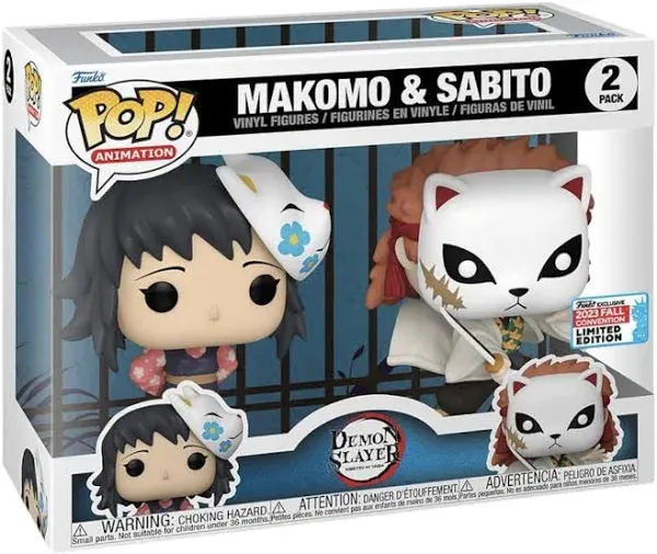 Demon Slayer Makomo & Sabito Pop! Vinyl Figure 2-Pack