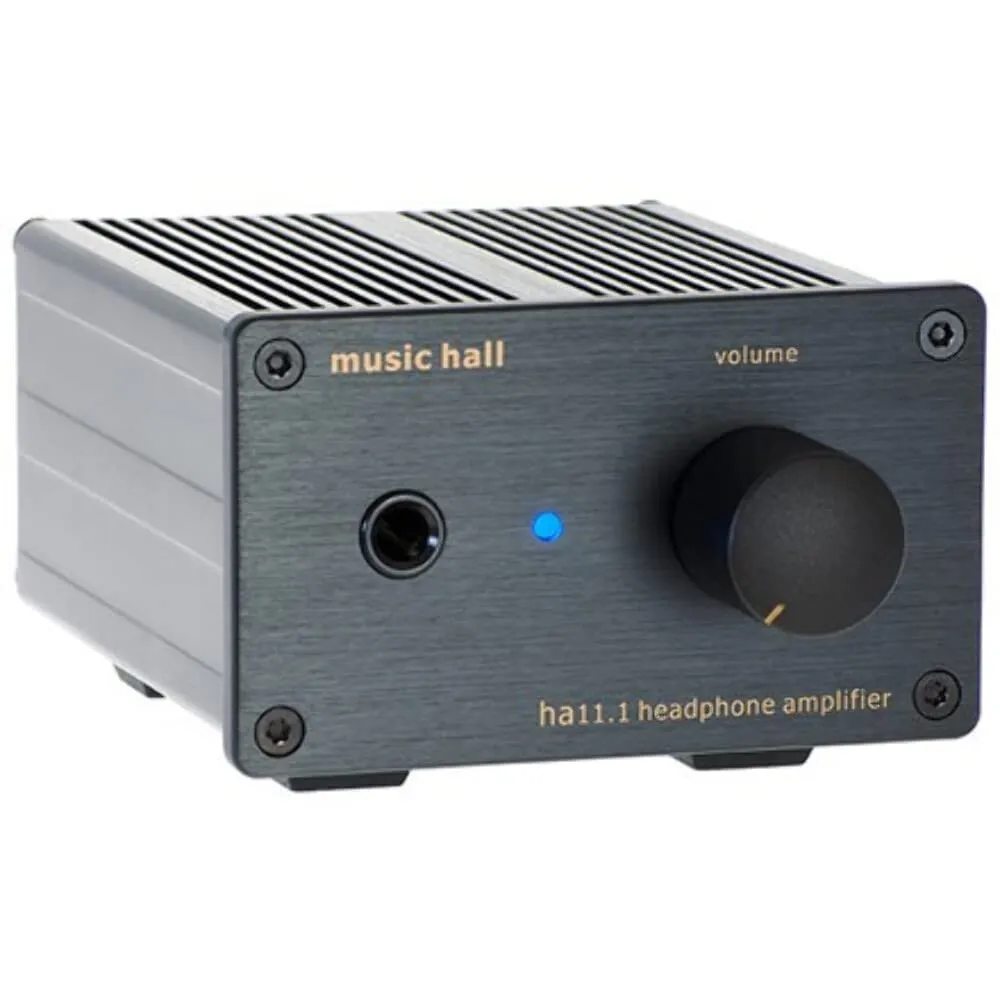 Music Hall HA11.1 Headphone Amplifier -High-Quality Sound, Compact Simple Design