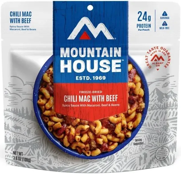 Mountain House Chili Mac with Beef Pouch - One Serving