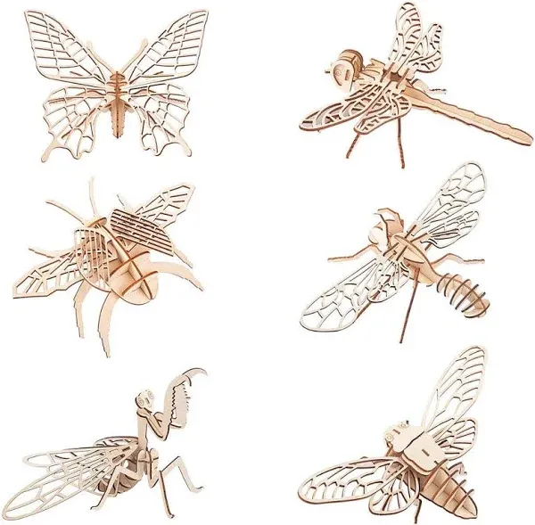 3d Wooden Insect Puzzle - 6 Piece Set Insect Animal Skeleton Assembly Model Puzzle - Diy Wooden Crafts 3d Puzzle - Buy 3d Wooden Puzzles Animal Model Kits,Animals Wood 3d Puzzles,Diy Craft 3d Puzzles Product on Alibaba.com