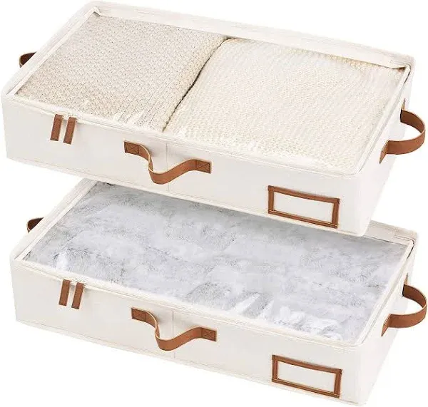 Rebrilliant Under Bed Clothes Organizer Storage Box