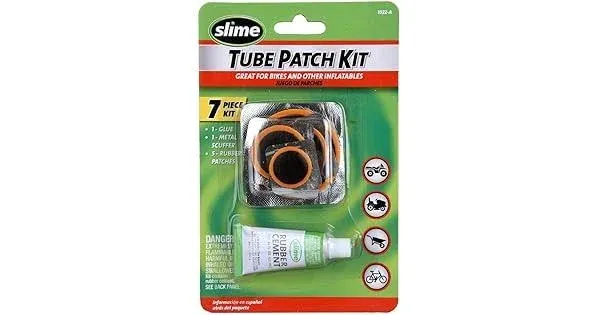 Slime 1022-A Rubber Tube Patch Kit with Glue