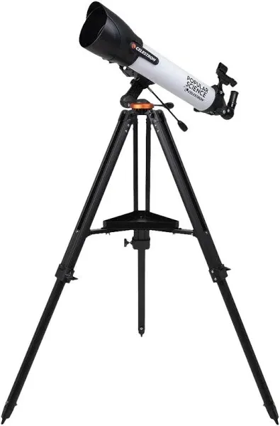 Popular Science StarSense Explorer DX 100AZ Smartphone App-Enabled Telescope – Works with StarSense App to Help You Find Stars, Planets & More – iPhone/Android Compatible