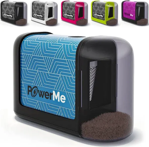 POWERME Electric Pencil Sharpener Battery Powered for Colored Pencils