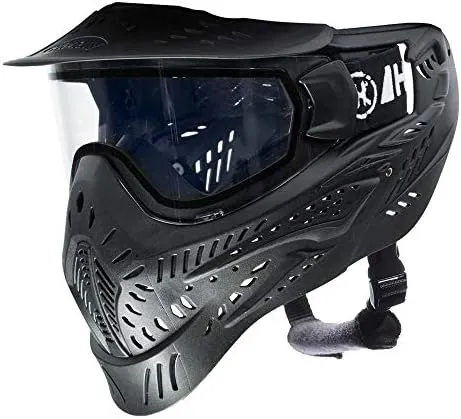 HK Army HSTL Mask Paintball Goggles - Clear Thermal Lens - Black