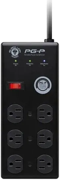 Black Lion Audio PG-P Portable Power Conditioner Surge Protector 6 Outlets