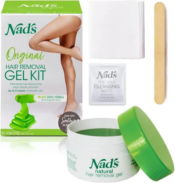 Nad's Natural Hair Removal Gel Wax Kit