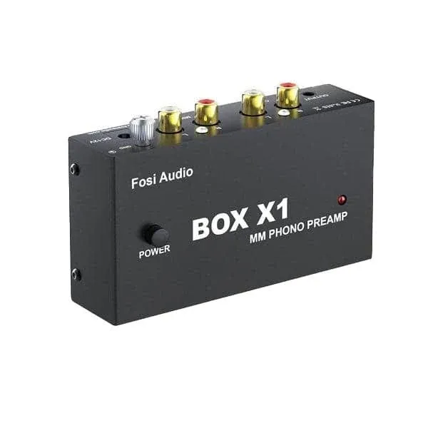 Fosi Audio Box X1 Phono Preamp For mm Turntable Mini Stereo Audio