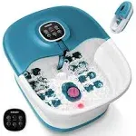 KNQZE 02F Collapsible Foot Spa with Heat, Blue