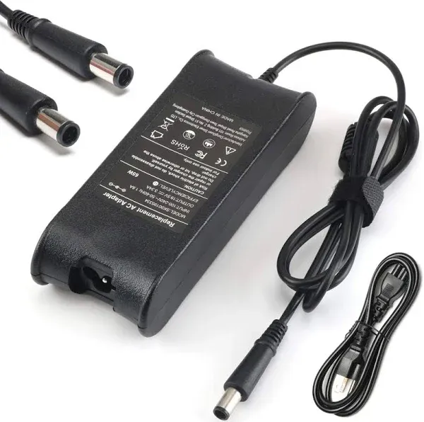 19.5V 3.34A 65W Laptop Charger for Dell Latitude 5400 7480 7490 5490 5480 E5470 E6420 5580 5500 5590 7290 E6410 E5400 E6430 E6440 E6540 E7250 E7440 E7450 LA65NM130 AC Adapter Power Cord