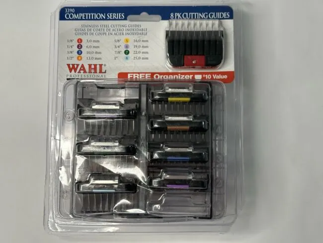 Wahl 3390 Professional 8 PK Cutting Guides + Organizer