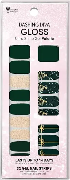 Dashing Diva Gloss Ultra Shine Gel Nail Strips - Wintry Luxe