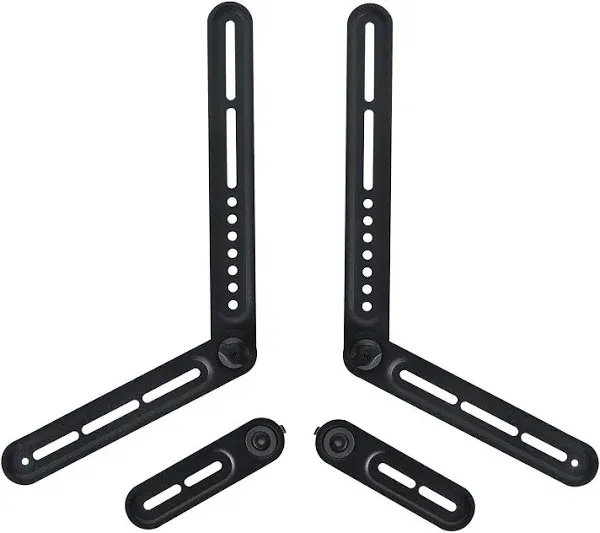 Soundbar Mount Sound Bar TV Bracket for Mounting Above or Under TV, Fits 22lbs(10kg) with Adjustable Long and Short Extension Arm