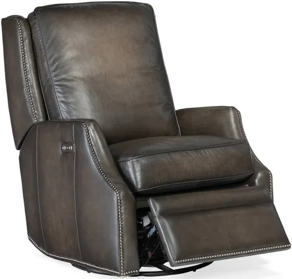 Kerley Power Swivel Glider Recliner - Transitional - Recliner Chairs - by Buildcom | Houzz