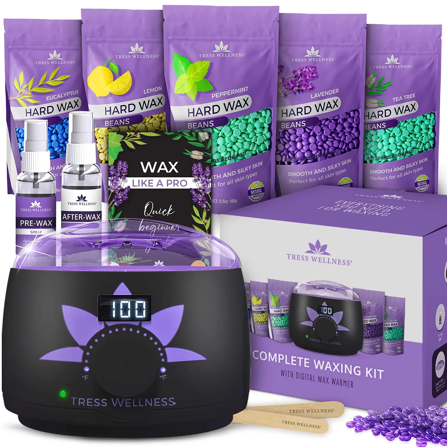 Tress Wellness Waxing Kit For Brazilian Wax Easy to Use