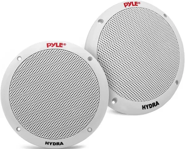 Pyle Dual 6.5&#039;&#039; Waterproof Marine Speakers 2-Way Full Range Stereo System